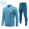 Olympique de Marseille Felpe da Allenamento Quarto-Zip 2024-25 Blu per Bambino